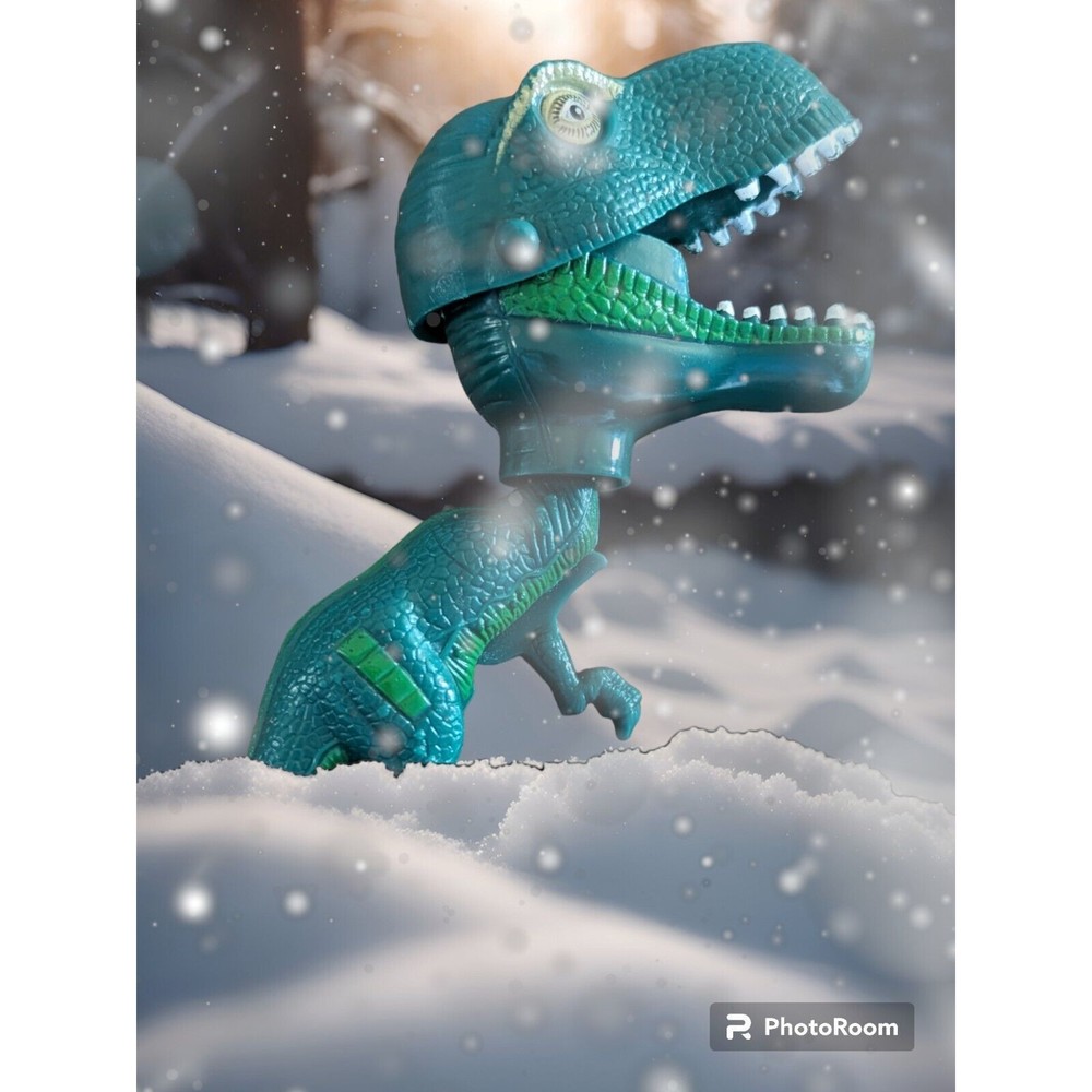 Midwood Brand LLC 5" Dinosaur Figure Toy Green Arm Mouth Move Jaru T Rex Stands